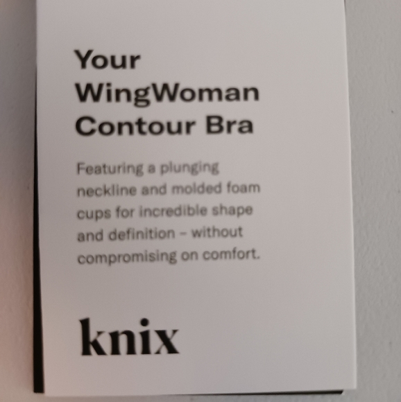 NWT Knix Beige WingWoman Countour Beige Bra Size 8+ - Picture 11 of 11